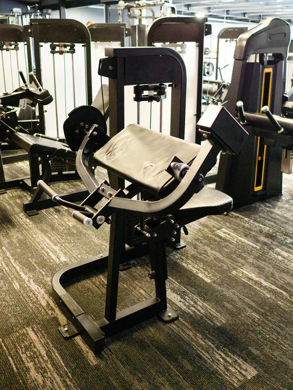 Pin Loaded Seated Bicep Curl Machine at Inception Gym Christchurch