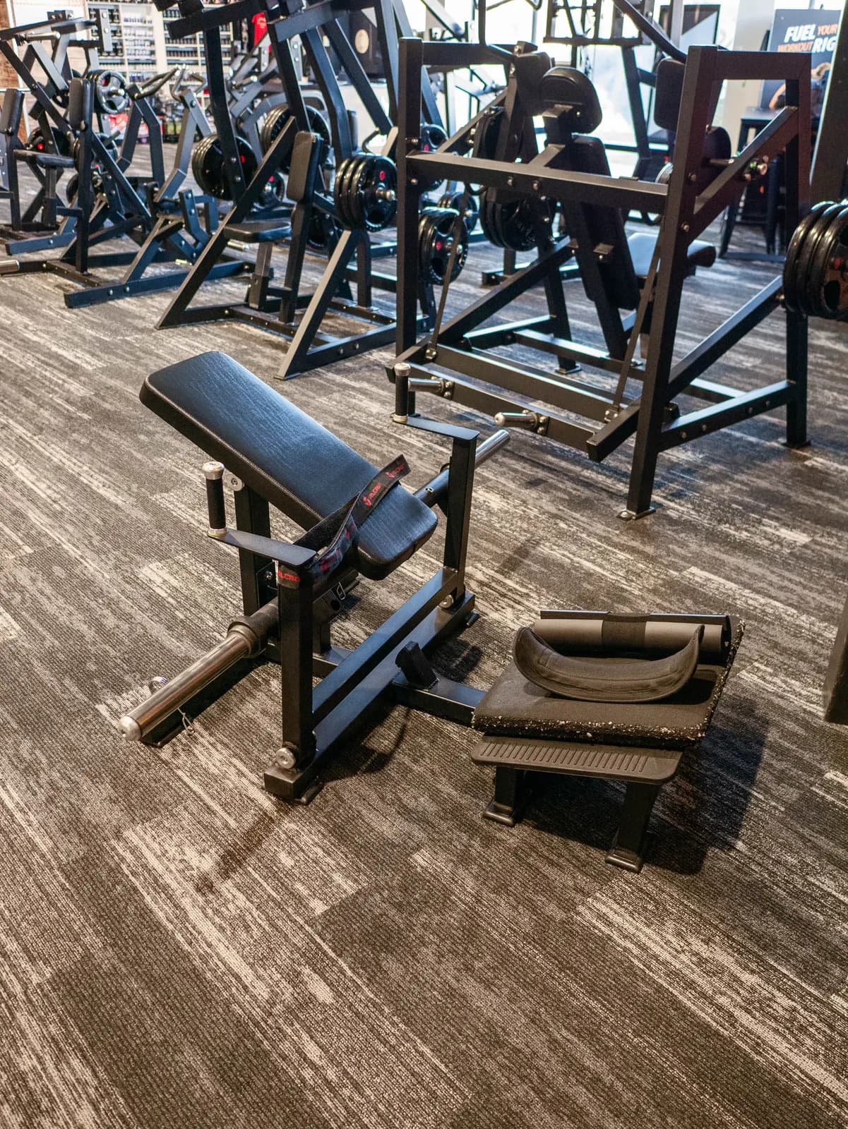 Plate-Loaded Hip-Thrust Machine at Inception Gym Christchurch