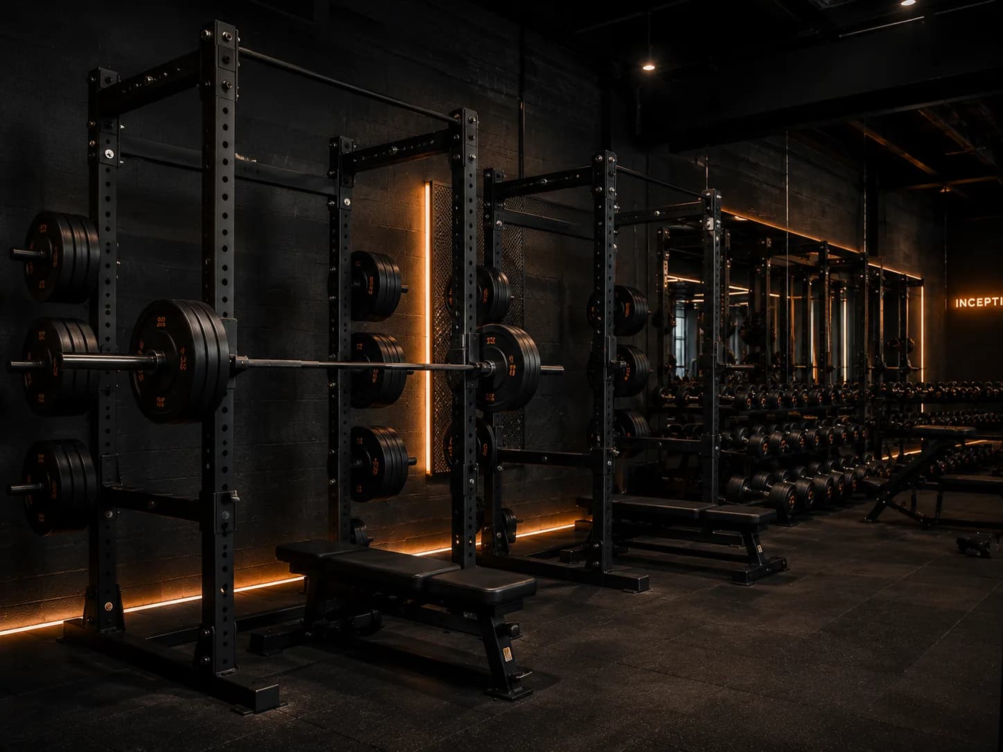 Inception Gym Christchurch training floor with plate-loaded machines