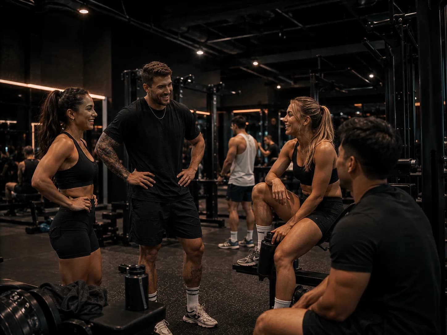 Welcoming training environment at Inception Gym Christchurch with members training on premium equipment