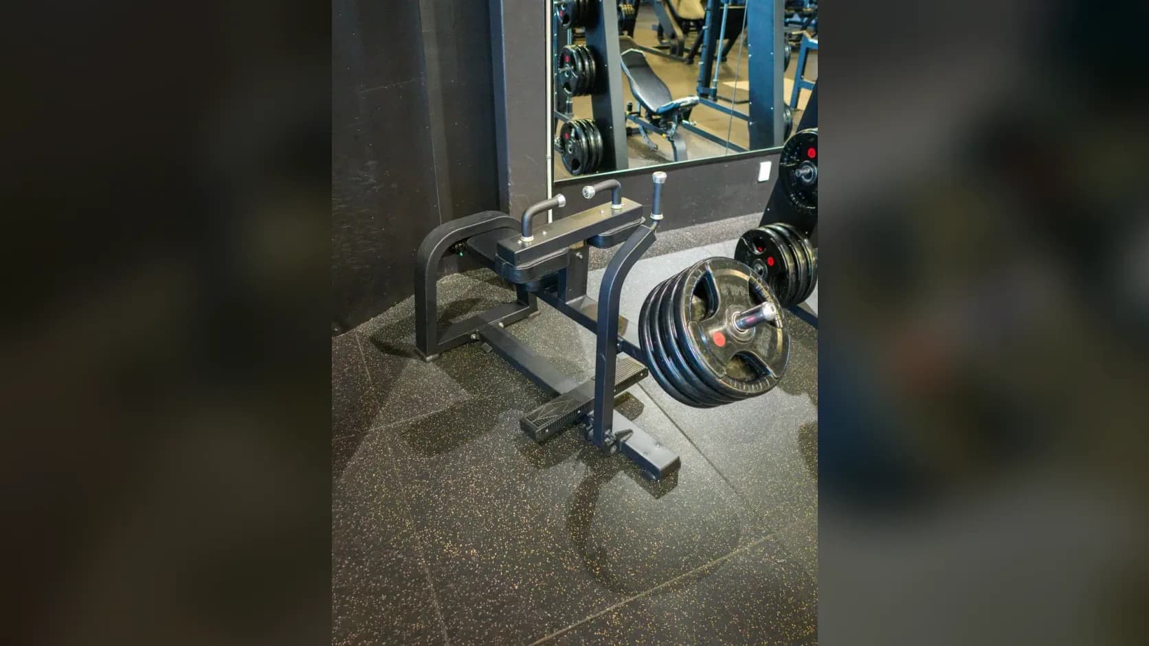 Plate-loaded calf raise machine at Inception Gym Christchurch for calf development