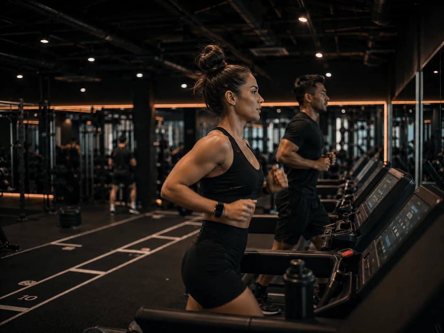 Cardio equipment floor at Inception Gym Christchurch including treadmills and specialty cardio machines