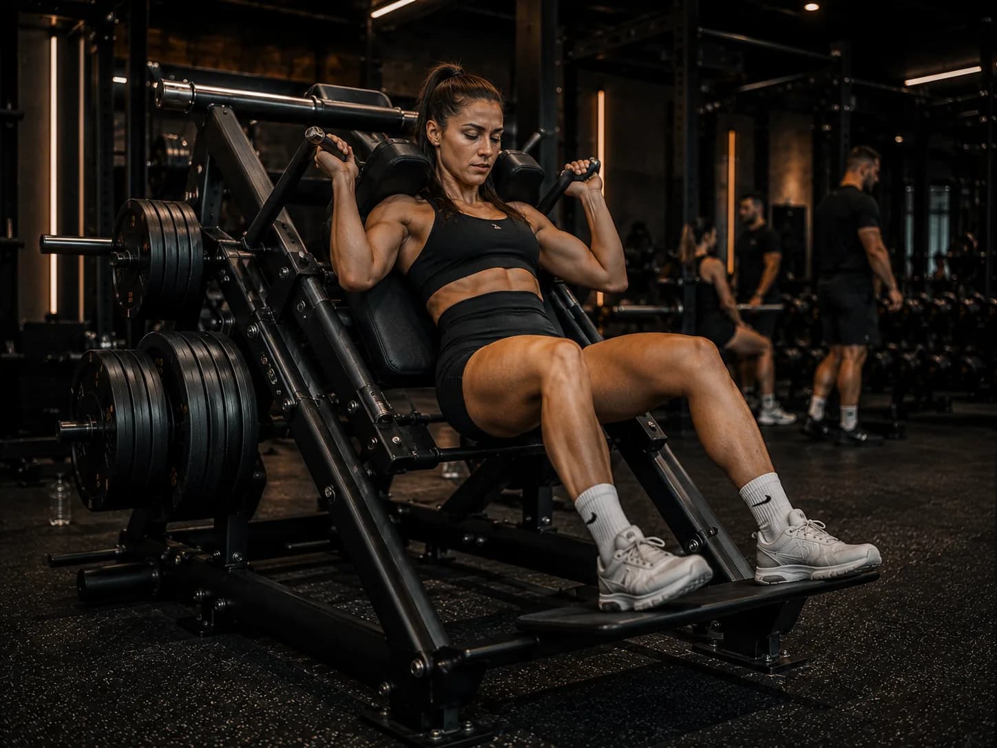 Pendulum squat machine at Inception Gym Christchurch