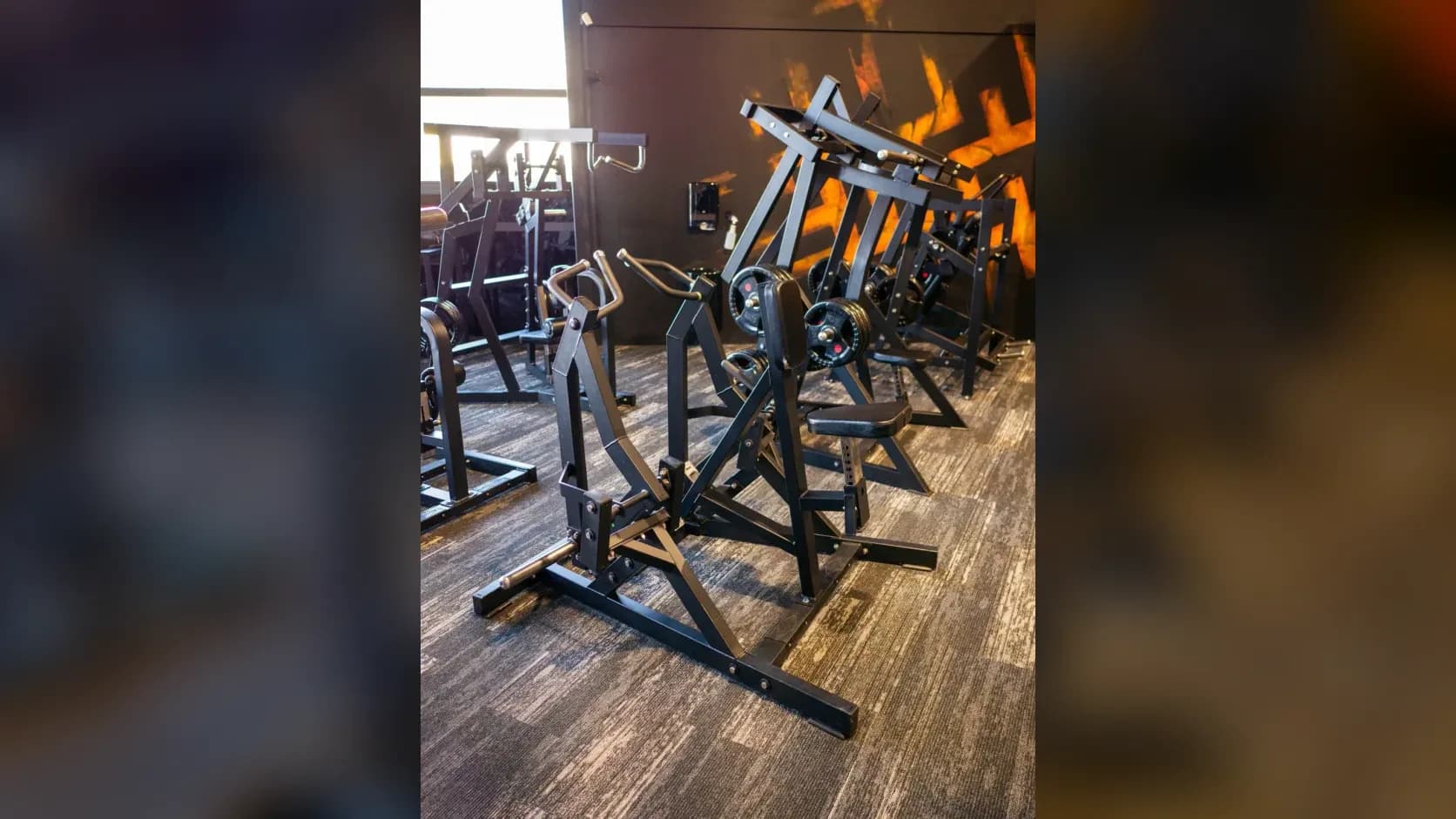 Plate-loaded seated row machine at Inception Gym Christchurch for mid-back training